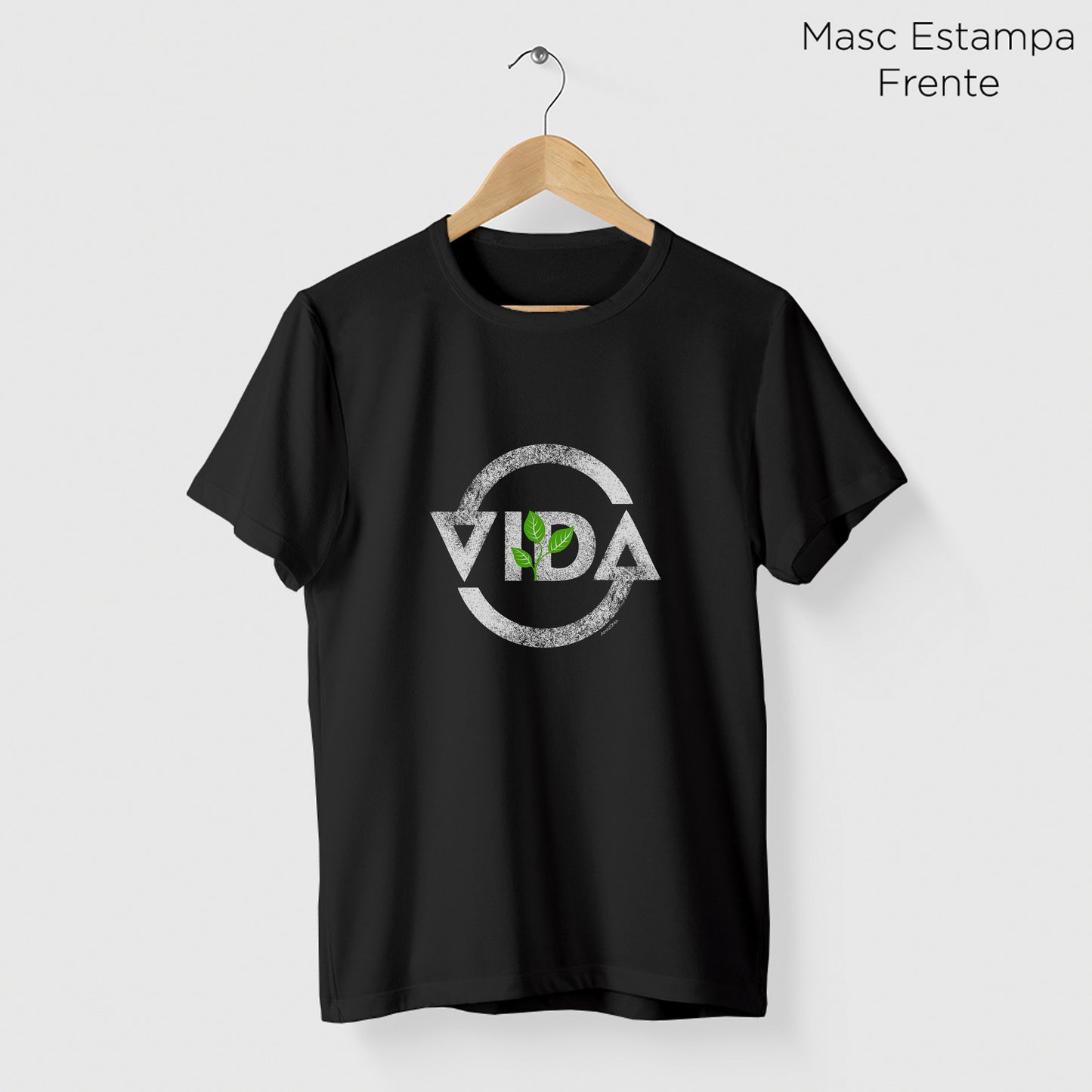 Camiseta Amazônia CICLO DA VIDA – PRETO - cód 2214