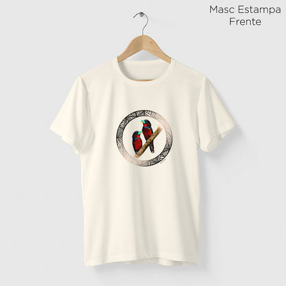 Camiseta Amazônia PÁSSAROS LOGO – OFF WHITE - cód 2215
