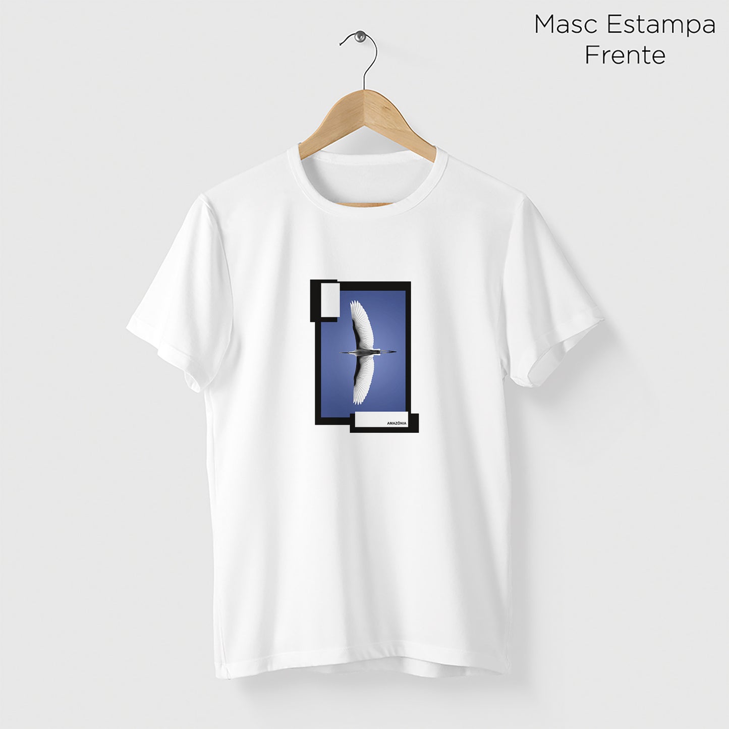 Camiseta Amazônia ENTRE CÉU E RIO – BRANCO - cód 2223