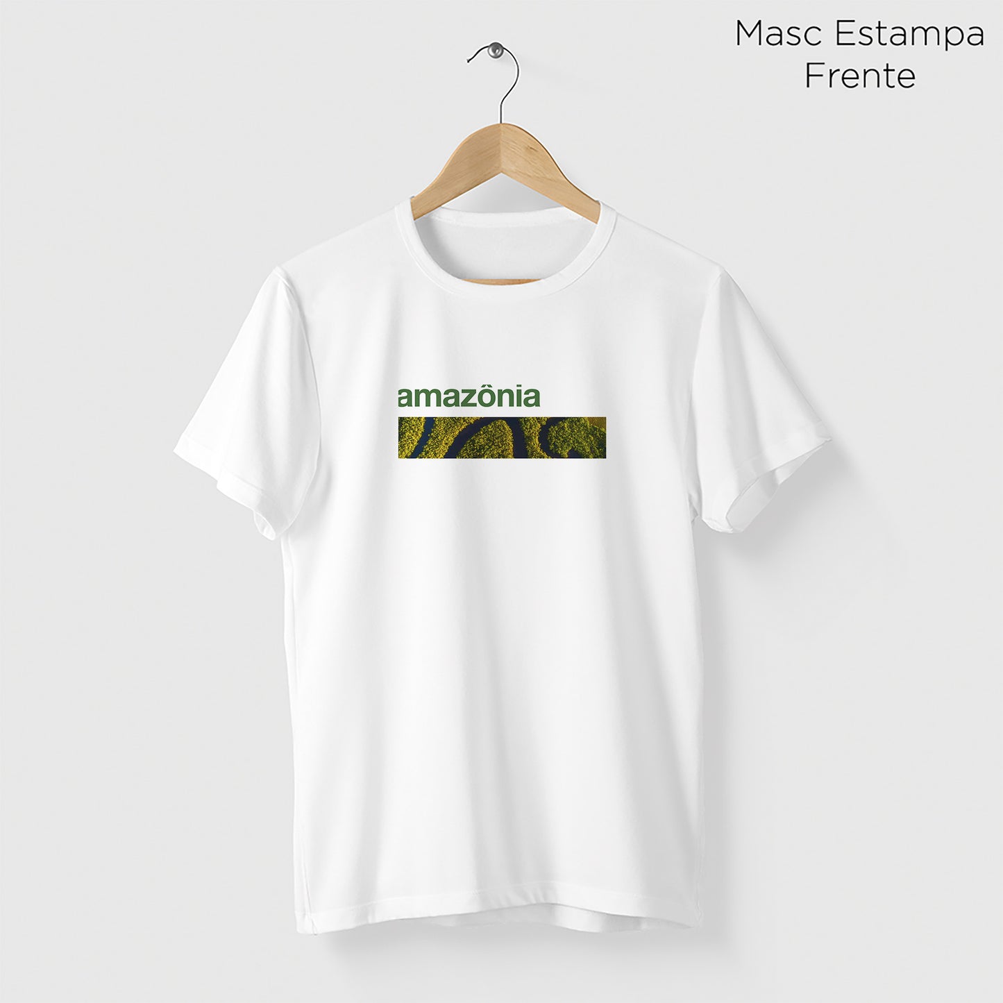 Camiseta Amazônia BIOMA AMAZÔNIA – BRANCO - cód 2225