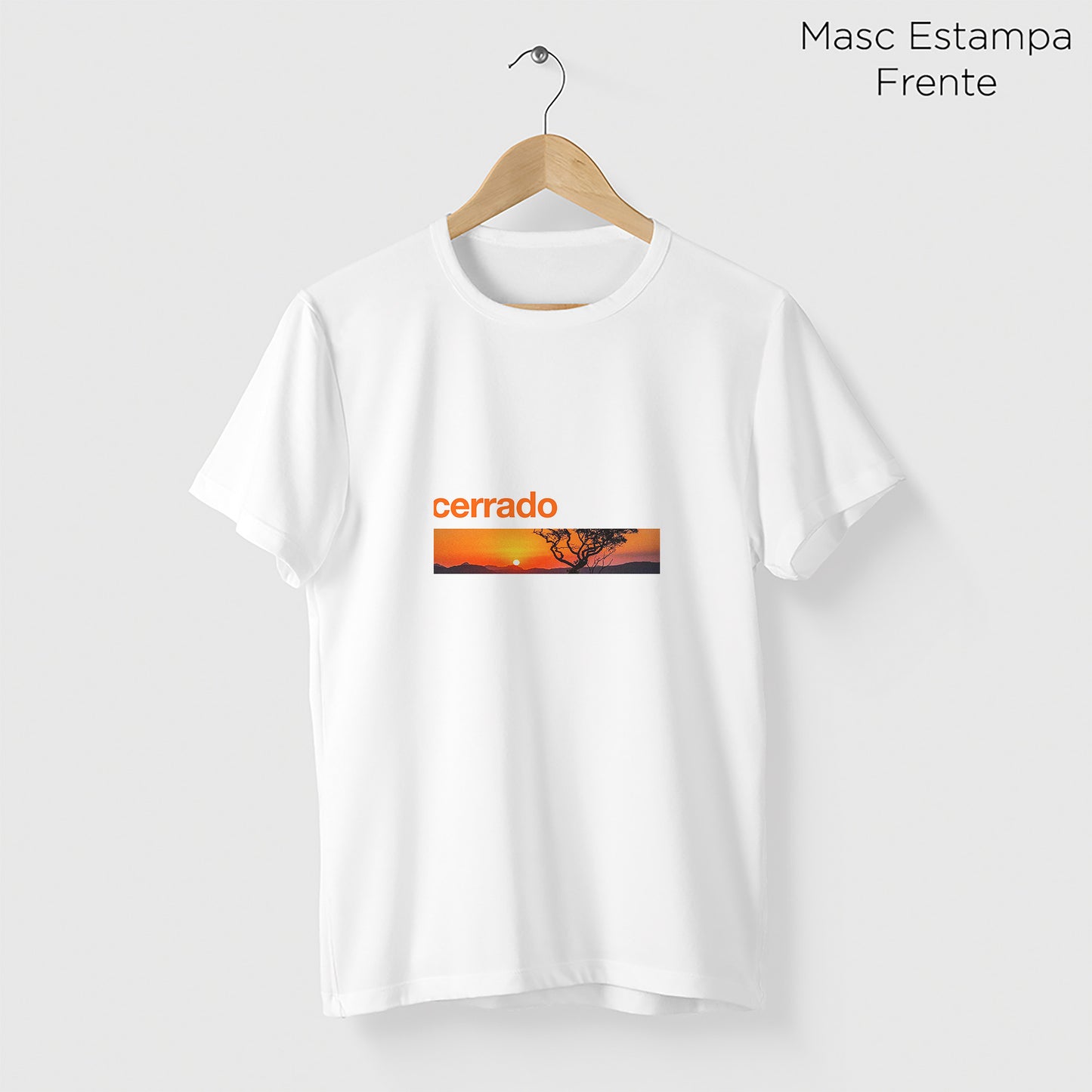 Camiseta Amazônia BIOMA CERRADO – BRANCO - cód 2227