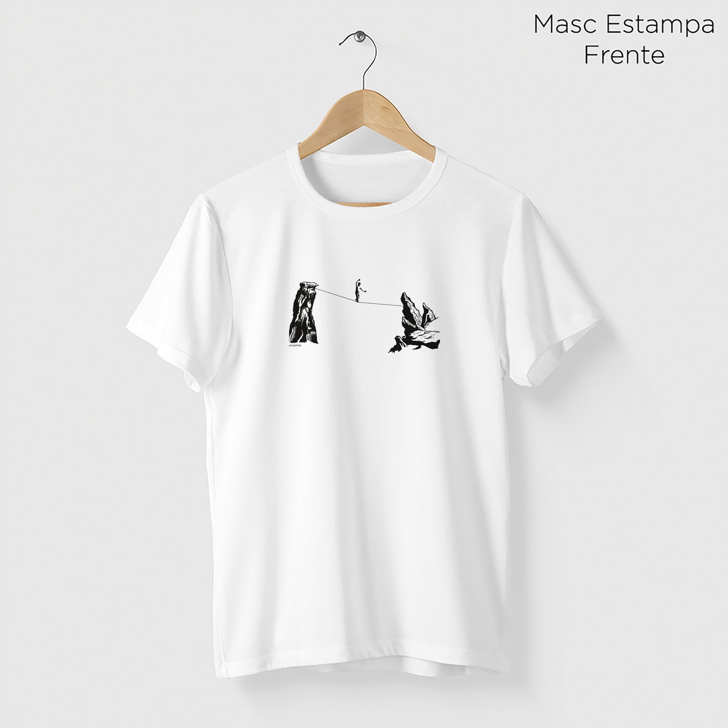 Camiseta Amazônia HIGHLINE - BRANCO - cód 2237