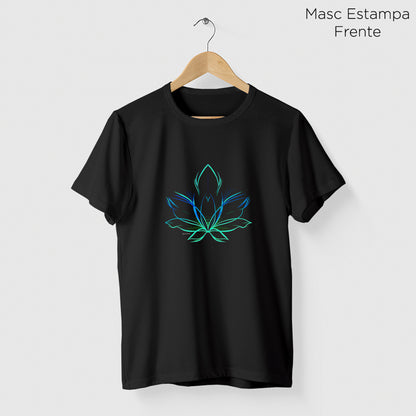 Camiseta Amazônia FLOR DE LUZ - PRETO - cód 2259