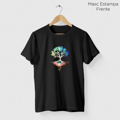 Camiseta Amazônia ÁRVORE DA VIDA - PRETO - cód 2261