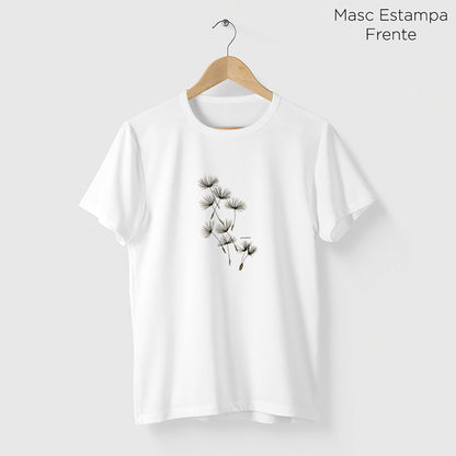 Camiseta Amazônia DENTE-DE-LEÃO - BRANCO - cód 2264