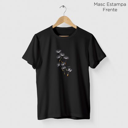 Camiseta Amazônia DENTE-DE-LEÃO - PRETO - cód 2264