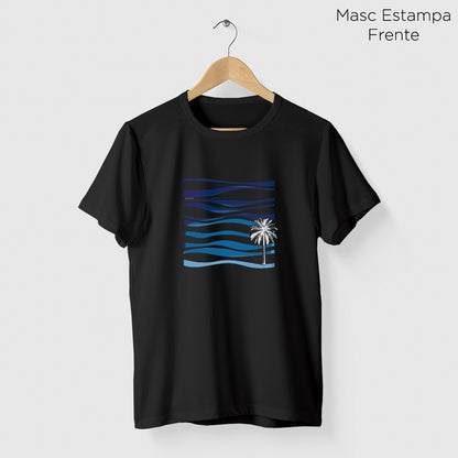 Camiseta Amazônia VENTO HORIZONTE - PRETO - cód 2268