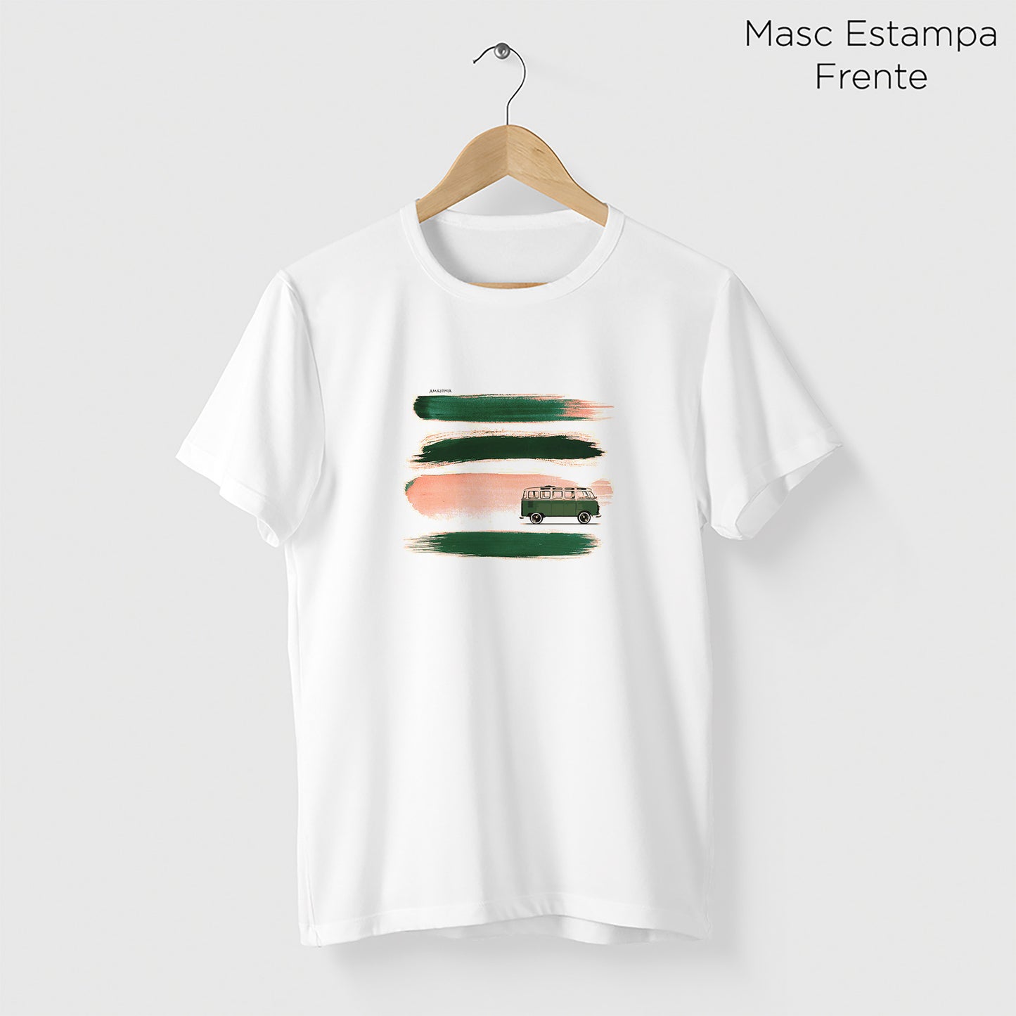 Camiseta Amazônia CAMINHO LIVRE - BRANCO - cód 2269
