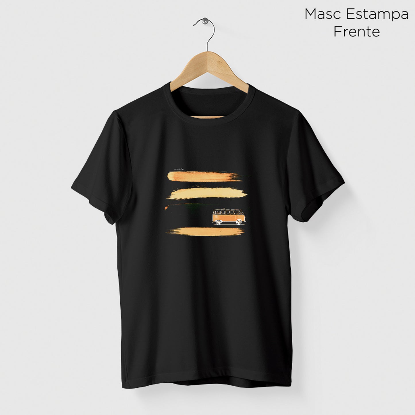 Camiseta Amazônia CAMINHO LIVRE - PRETO - cód 2269