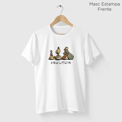 Camiseta Amazônia EQUILÍBRIO - BRANCO - cód 2278