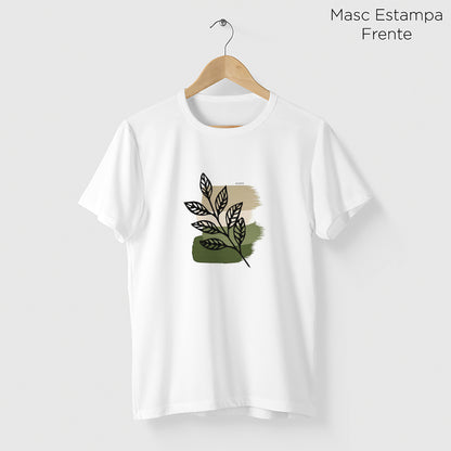 Camiseta Amazônia BIOFOLHA - BRANCO - cód 2279