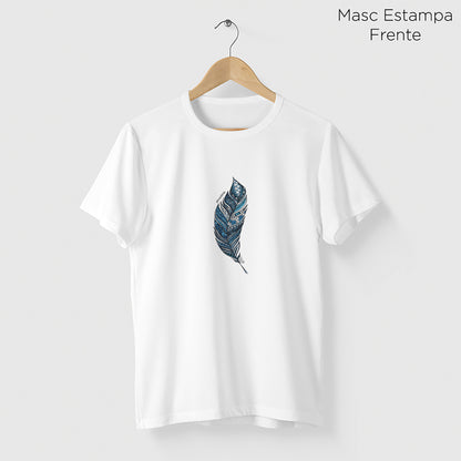 Camiseta Amazônia TRAÇO LIVRE - BRANCO - cód 2280