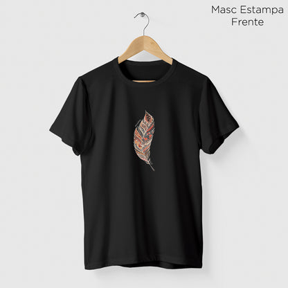 Camiseta Amazônia TRAÇO LIVRE - PRETO - cód 2280