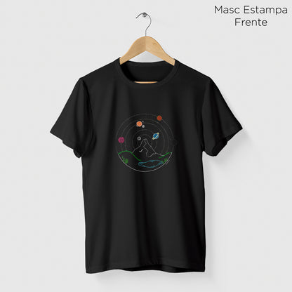 Camiseta Amazônia CÉU DA MATA - PRETO - cód 2282