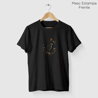 Camiseta Amazônia ÁGUIA DOURADA - PRETO - cód 2285