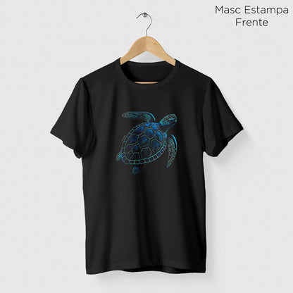 Camiseta Amazônia TARTARUGA OCEANO - PRETO - cód 2286