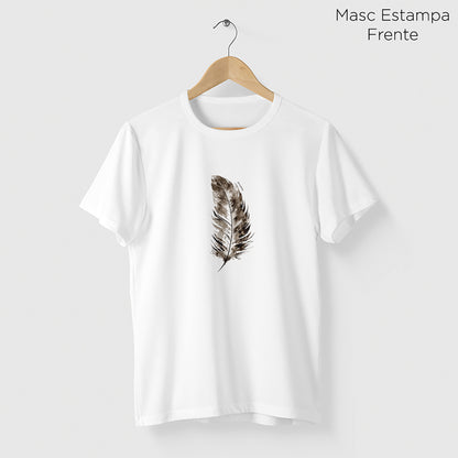 Camiseta Amazônia PENA REAL - BRANCO - cód 2292
