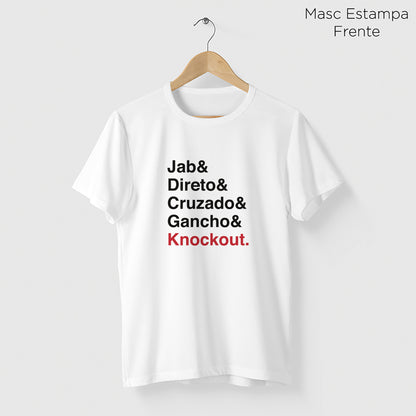 Camiseta Amazônia BOXE GOLPES – BRANCO - cód 2316