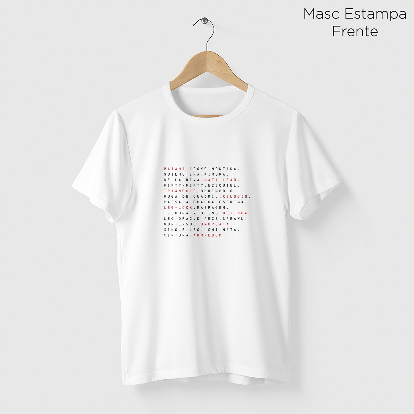 Camiseta Amazônia JIU-JITSU SEQUÊNCIA – BRANCO - cód 2327