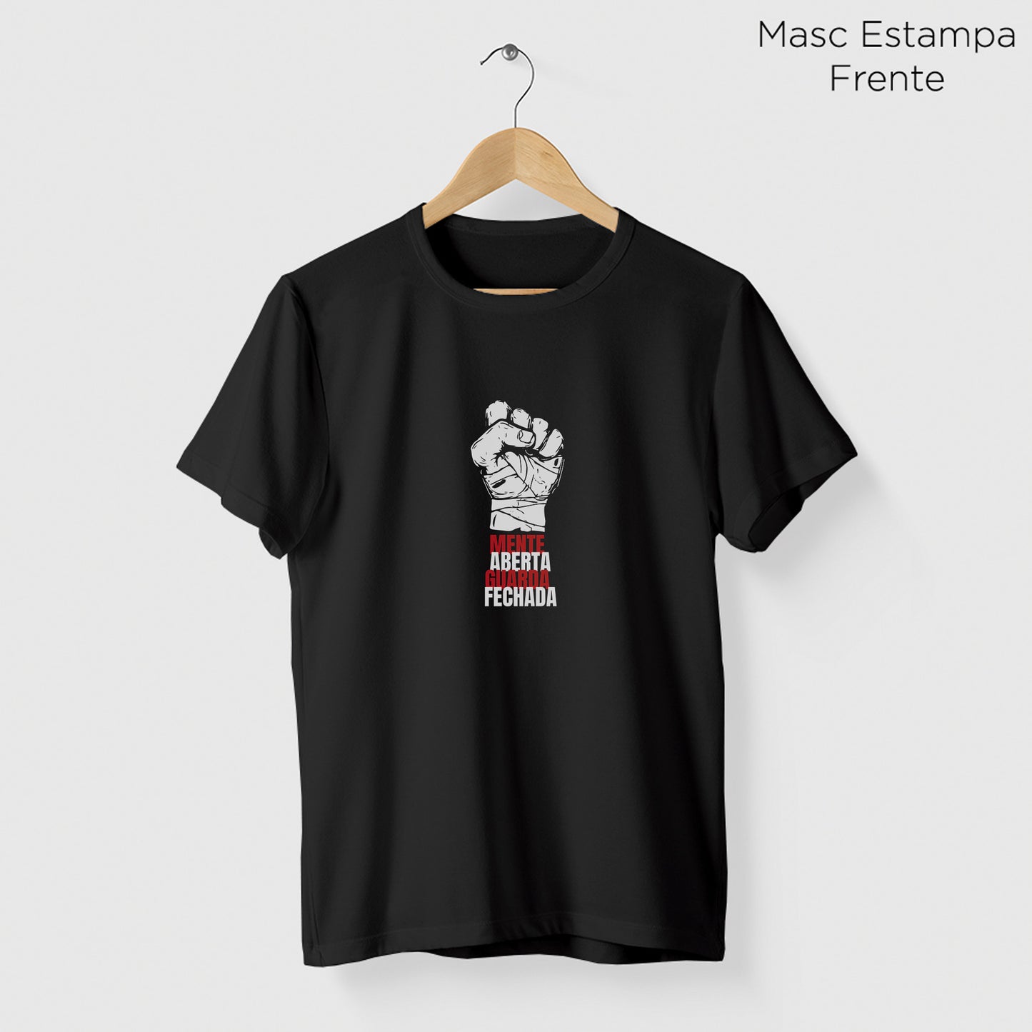 Camiseta Amazônia MENTE ABERTA – PRETO - cód 2328