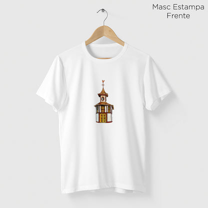Camiseta Amazônia IGREJINHA DE MILHO VERDE - BRANCO - cód 2336