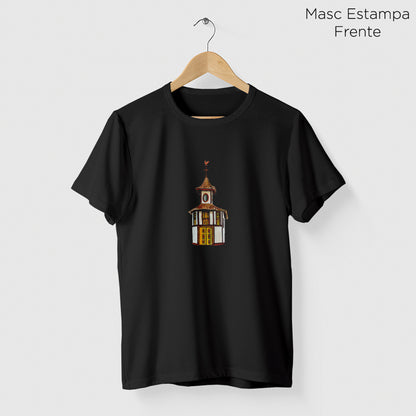 Camiseta Amazônia IGREJINHA DE MILHO VERDE - PRETO - cód 2336