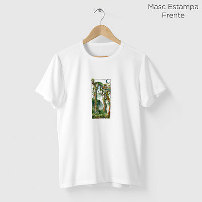 Camiseta Amazônia YBIRÁ ANTES DE NÓS - BRANCO - cód 2340