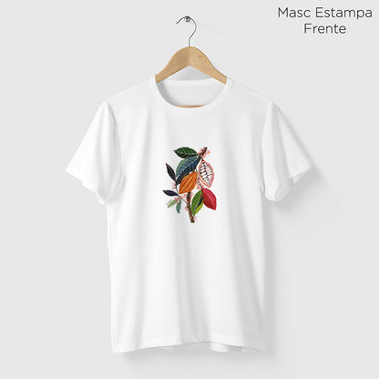 Camiseta Amazônia CACAU - BRANCO - cód 2353