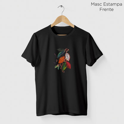 Camiseta Amazônia CACAU - PRETO - cód 2353
