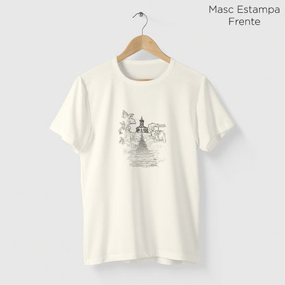 Camiseta Amazônia IGREJA DO SERRO - OFF WHITE - cód 2354