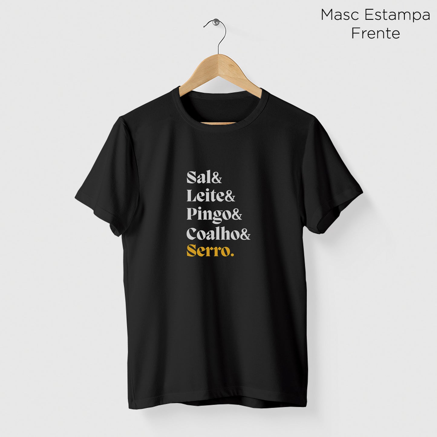 Camiseta Amazônia SERRO DO QUEIJO - PRETO - cód 2355