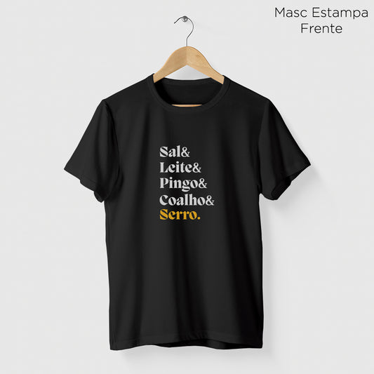 Camiseta Amazônia SERRO DO QUEIJO - PRETO - cód 2355