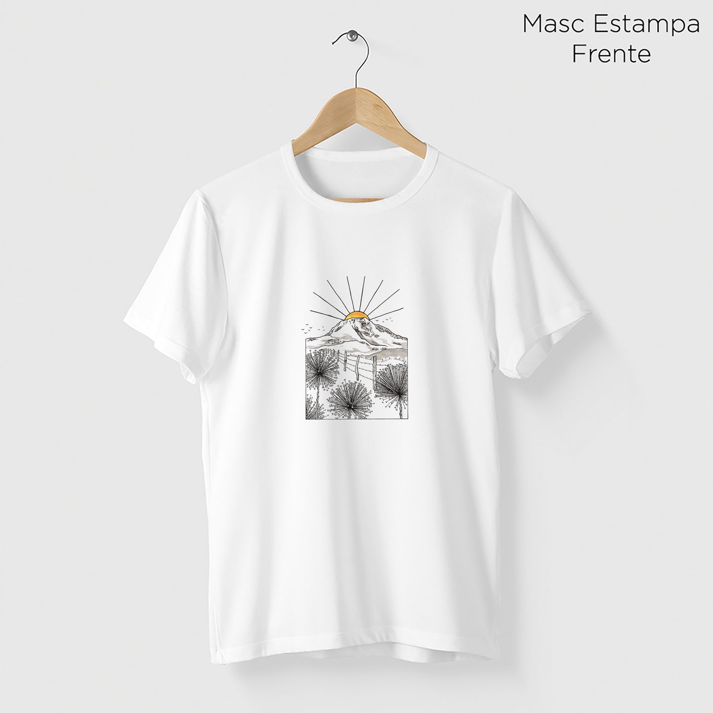 Camiseta Amazônia PICO DO ITAMBÉ - BRANCO - cód 2356