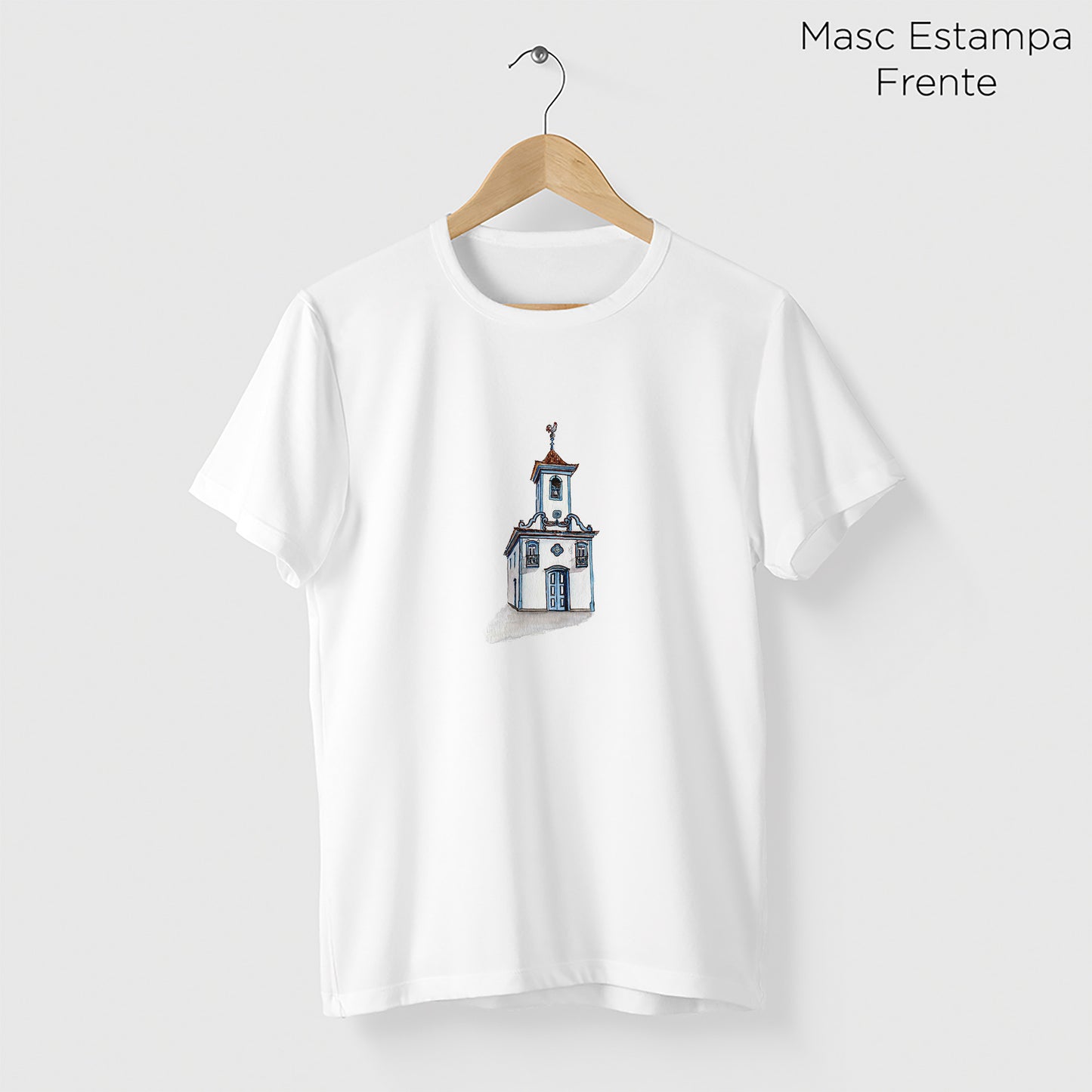 Camiseta Amazônia IGREJA DIAMANTINA - BRANCO - cód 2358