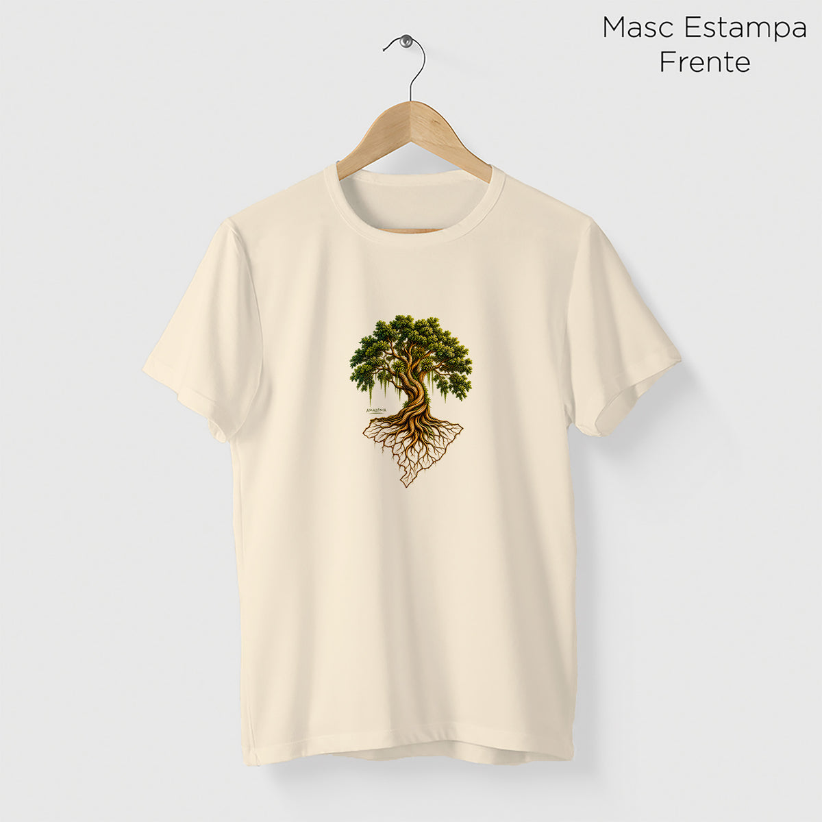 Camiseta Amazônia TERRA BRASILIS - BEGE - cód 2423