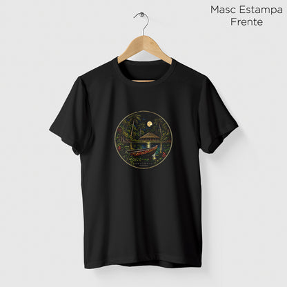 Camiseta Amazônia NOITE AMAZÔNICA - PRETO - cód 2436
