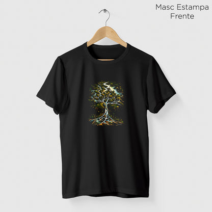 Camiseta Amazônia SEIVA DAS ÁGUAS - PRETO - cód 2456