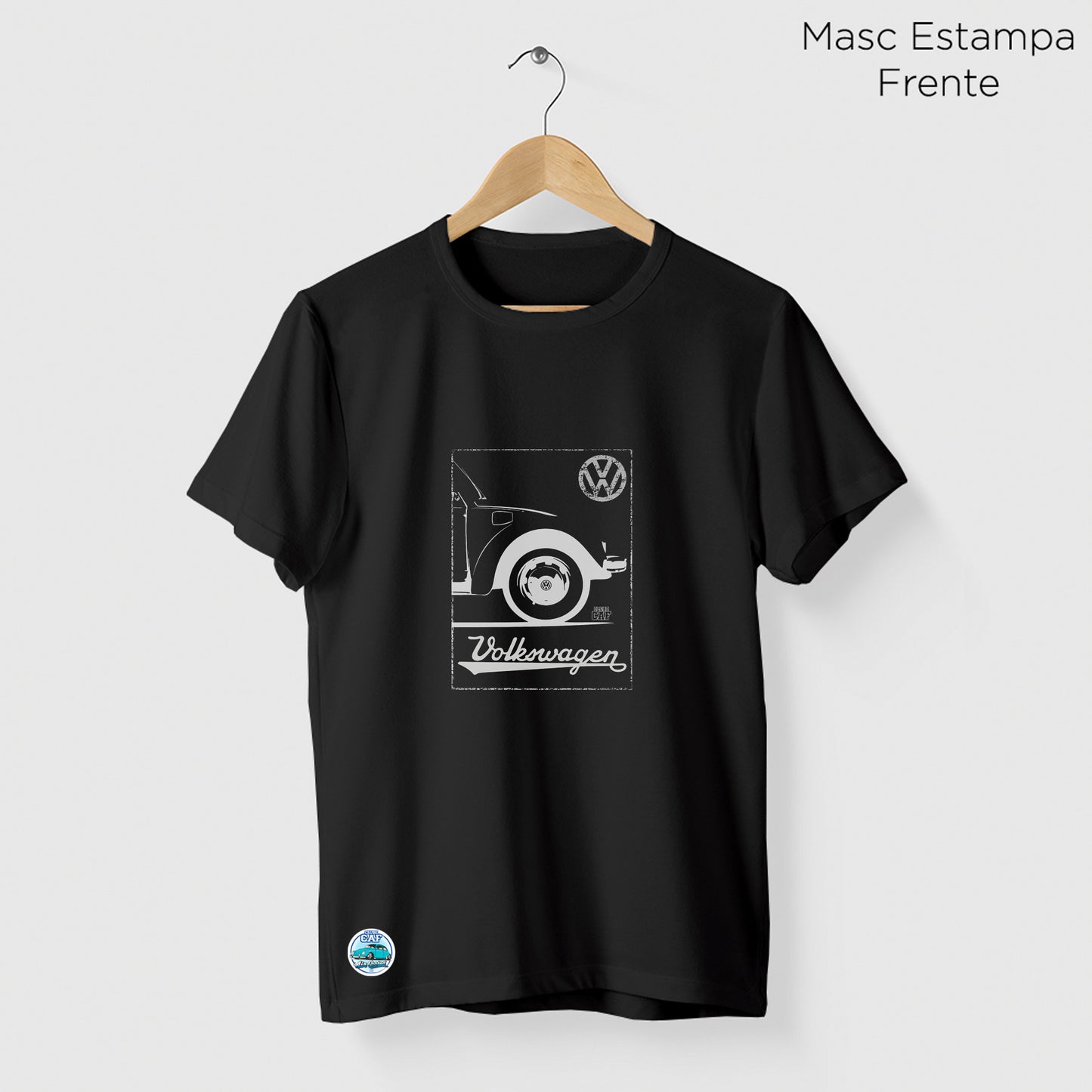 Camiseta Amazônia CAF FUSCA - PRETO - cód caf0008