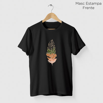 Camiseta Amazônia GRÁFICA PENA - PRETO - cód 2110