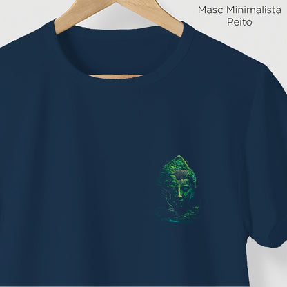 Camiseta Amazônia BUDA FLORESTA - AZUL MARINHO - cód 0910