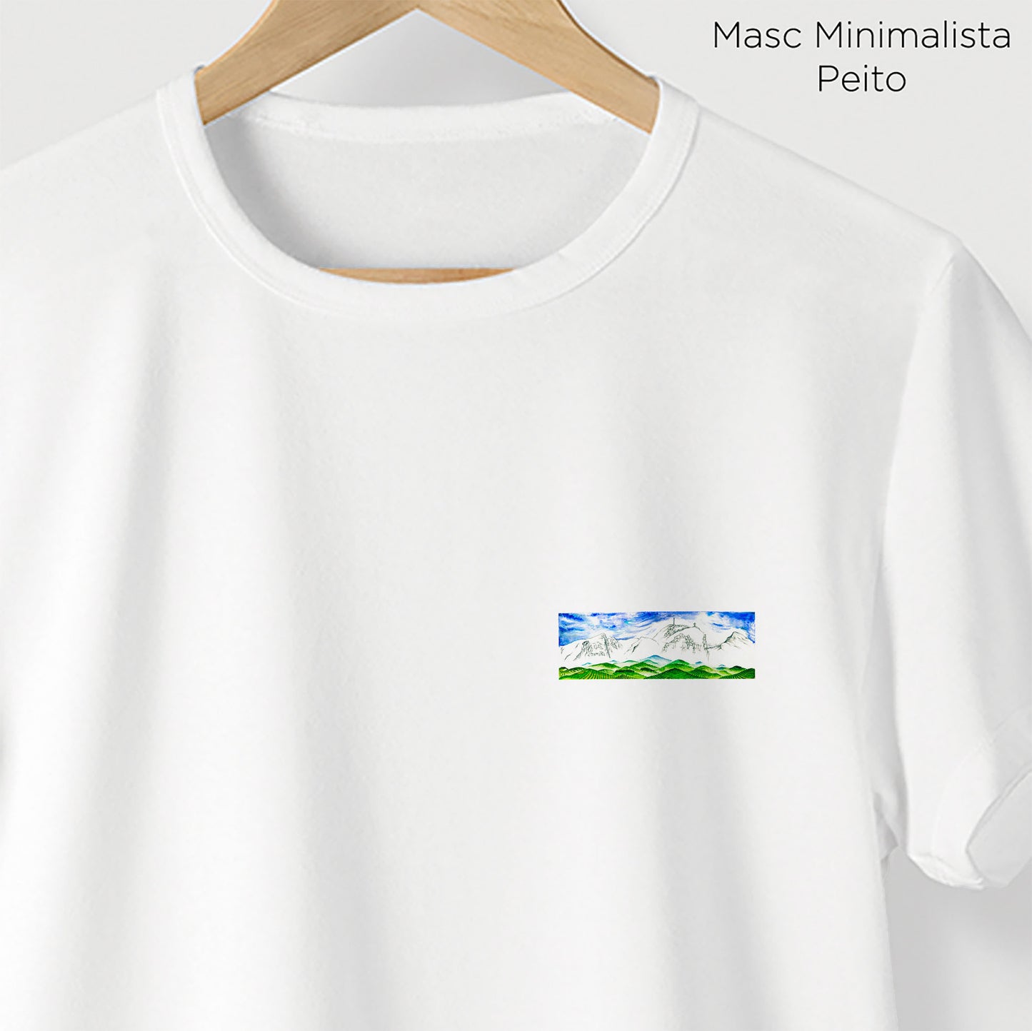 Camiseta Amazônia CAPARAÓ - BRANCO - cód 10562