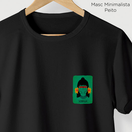 Camiseta Amazônia ORIGENS KARAJÁ - PRETO - cód 10577