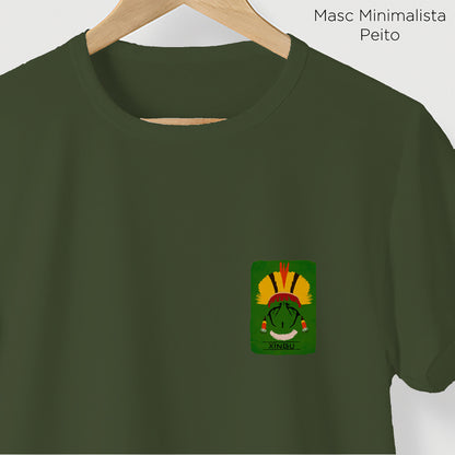 Camiseta Amazônia ORIGENS XINGU - VERDE ESCURO - cód 10582