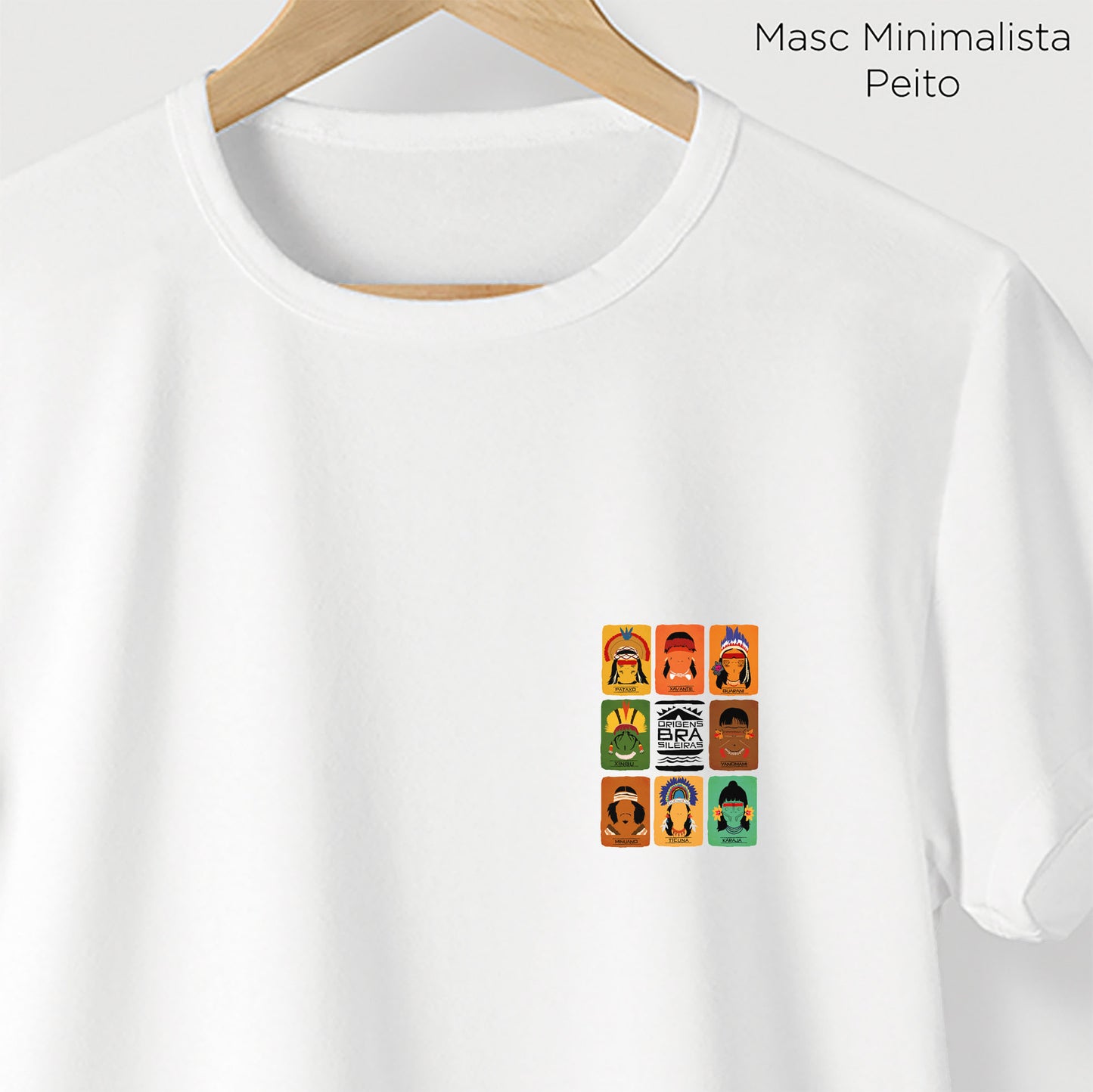 Camiseta Amazônia ORIGENS - BRANCO - cód 10584
