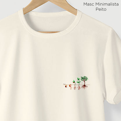 Camiseta Amazônia PLANTE UMA SEMENTE – OFF WHITE - cód 1168