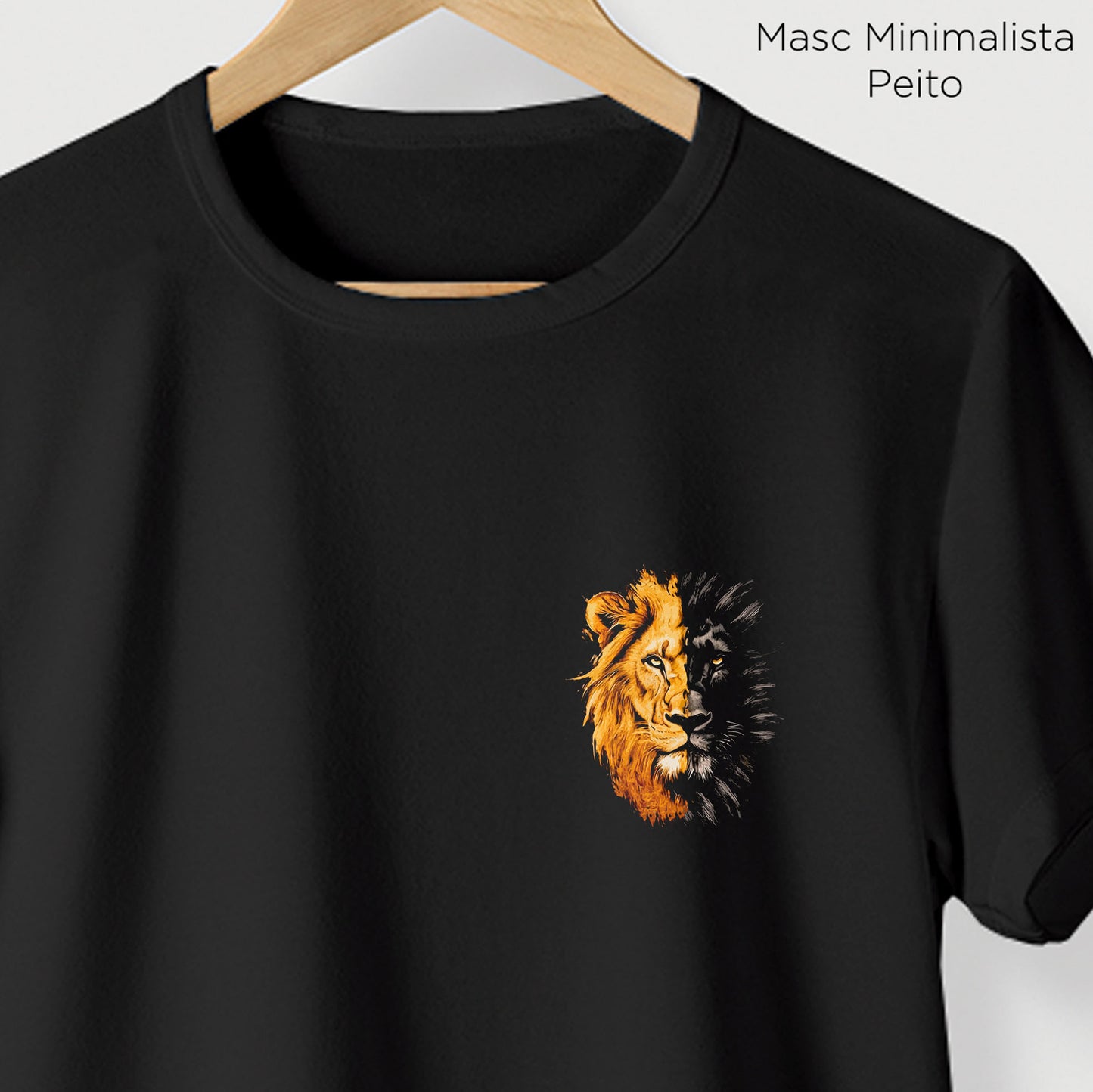 Camiseta Amazônia ON OFF LION - PRETO - cód 2126