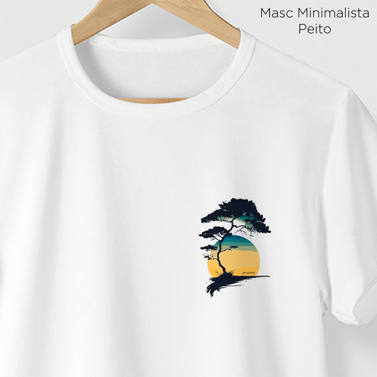 Camiseta Amazônia BONSAI PAISAGEM - BRANCO - cód 2135