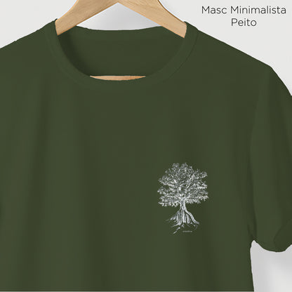 Camiseta Amazônia SUMAÚMA - VERDE ESCURO - cód 2139