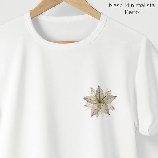 Camiseta Amazônia ARTE FOLHA - BRANCO - cód 2151
