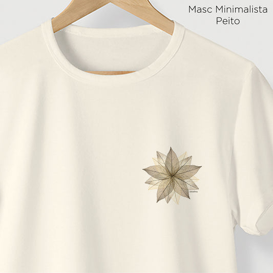 Camiseta Amazônia ARTE FOLHA - OFF WHITE - cód 2151